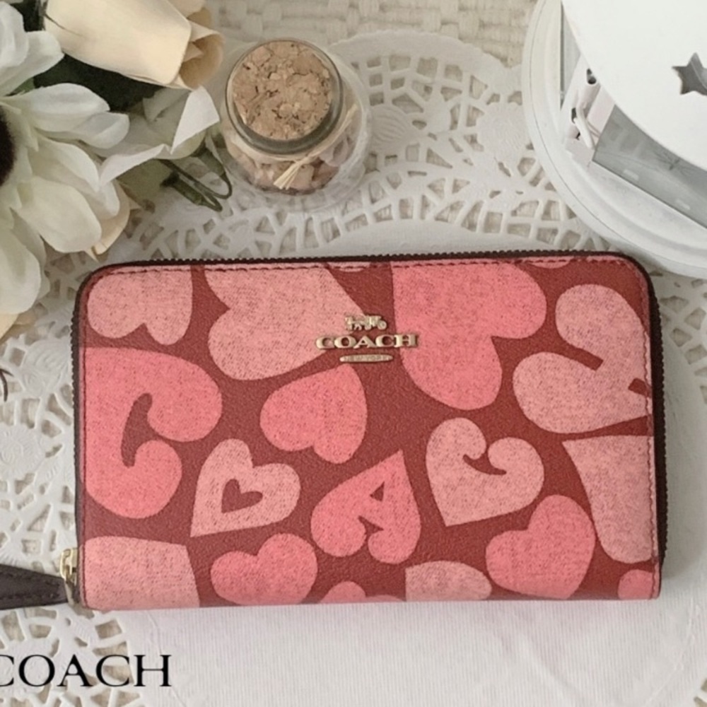 Coach Hearts Wallet